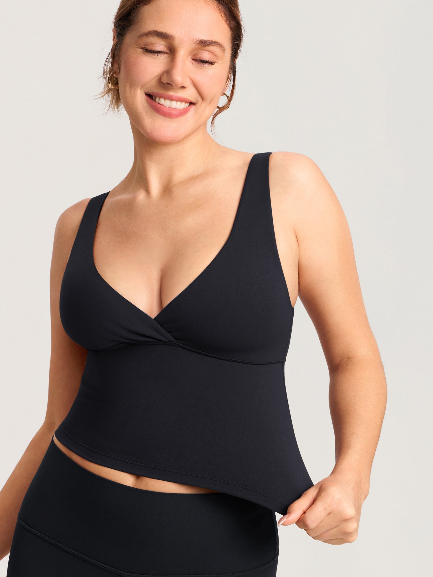 Ava | Soft Crossover Nursing Crop Tank Top 7