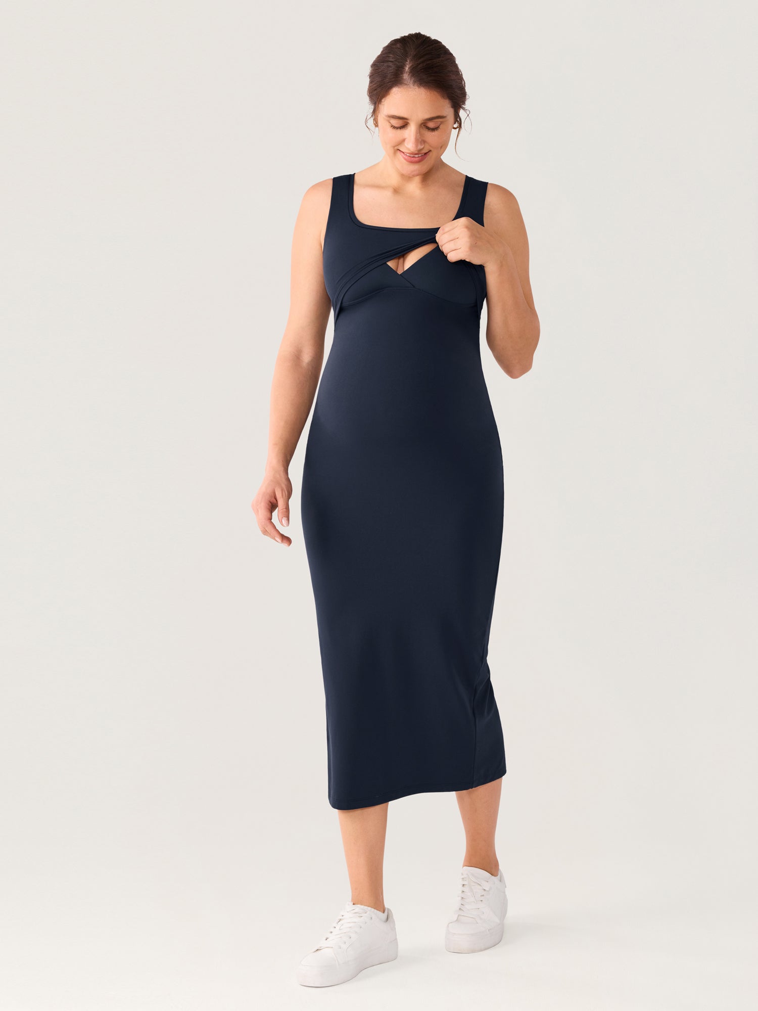 Ava | Stylish Comfortable Nursing Maxi Dress 0