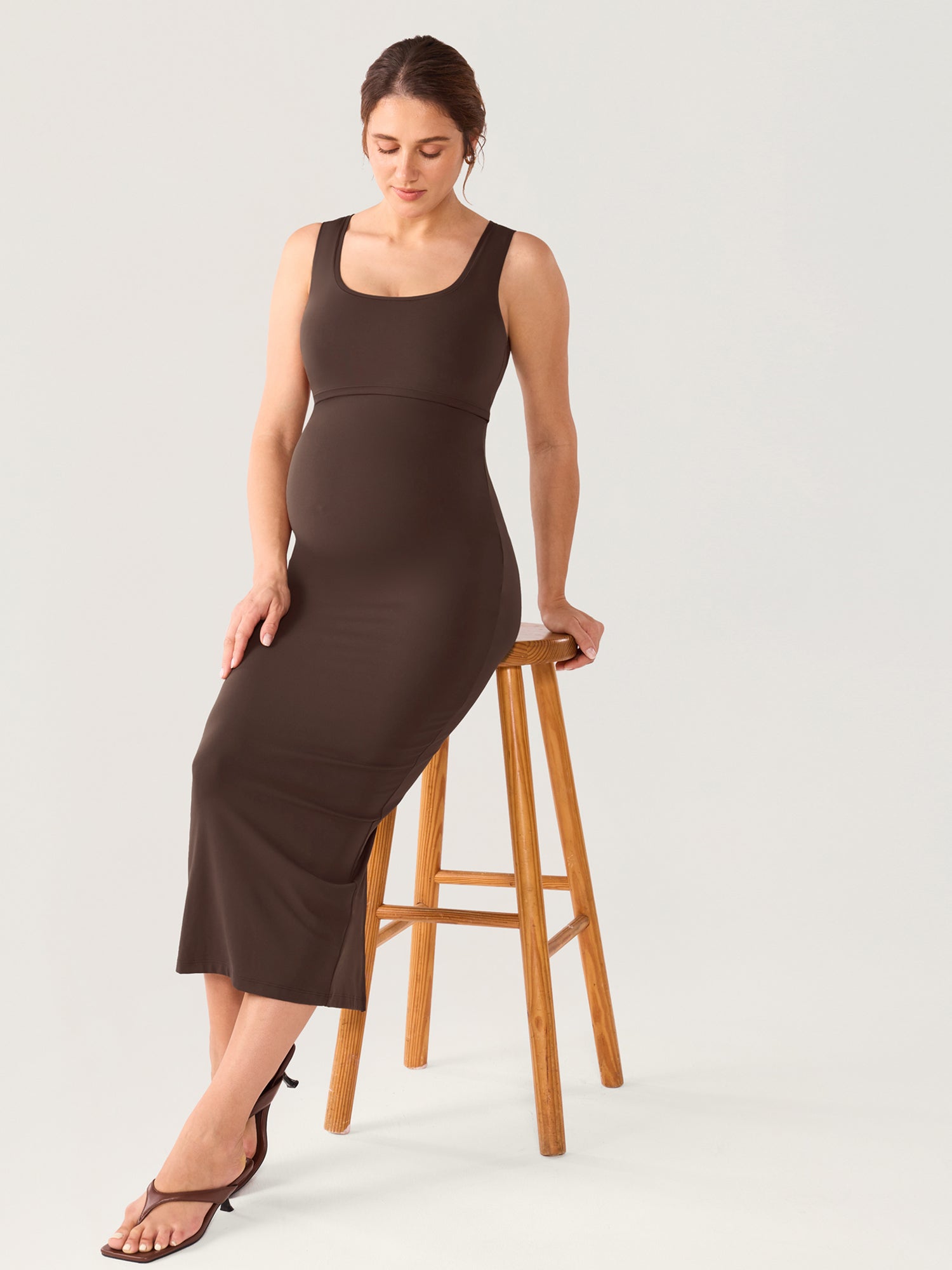 Ava | Stylish Comfortable Nursing Maxi Dress 11