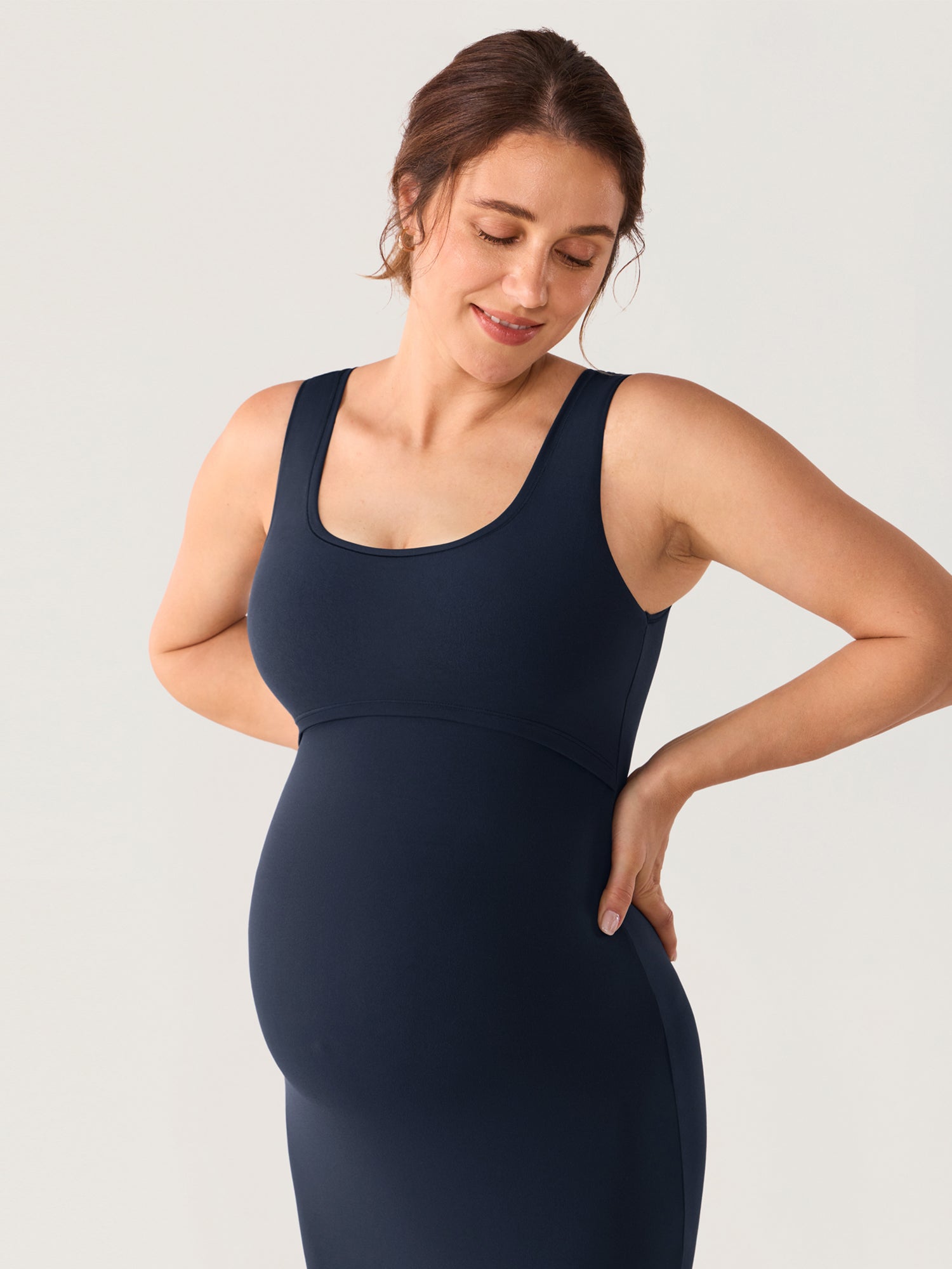Ava | Stylish Comfortable Nursing Maxi Dress 2