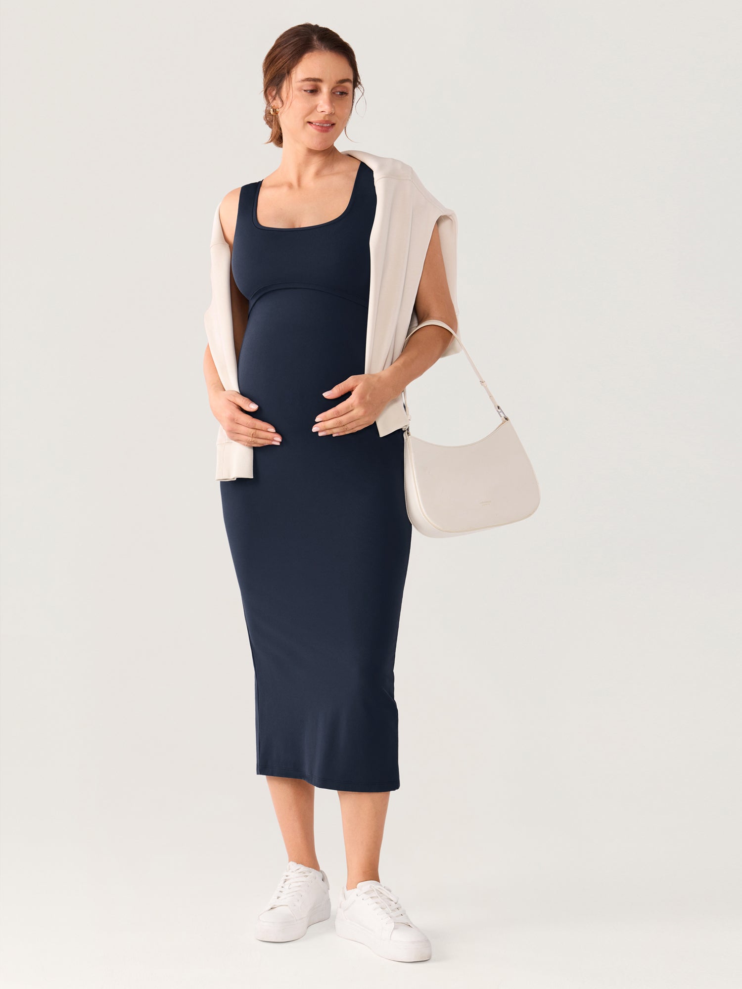 Ava | Stylish Comfortable Nursing Maxi Dress 4