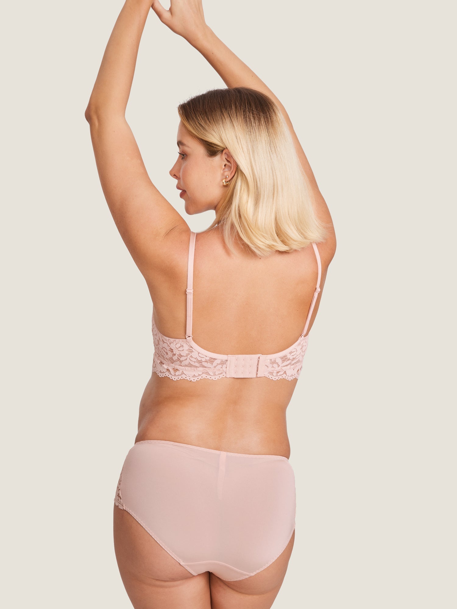 Ava | Supportive Floral Lace Nursing Bra 1