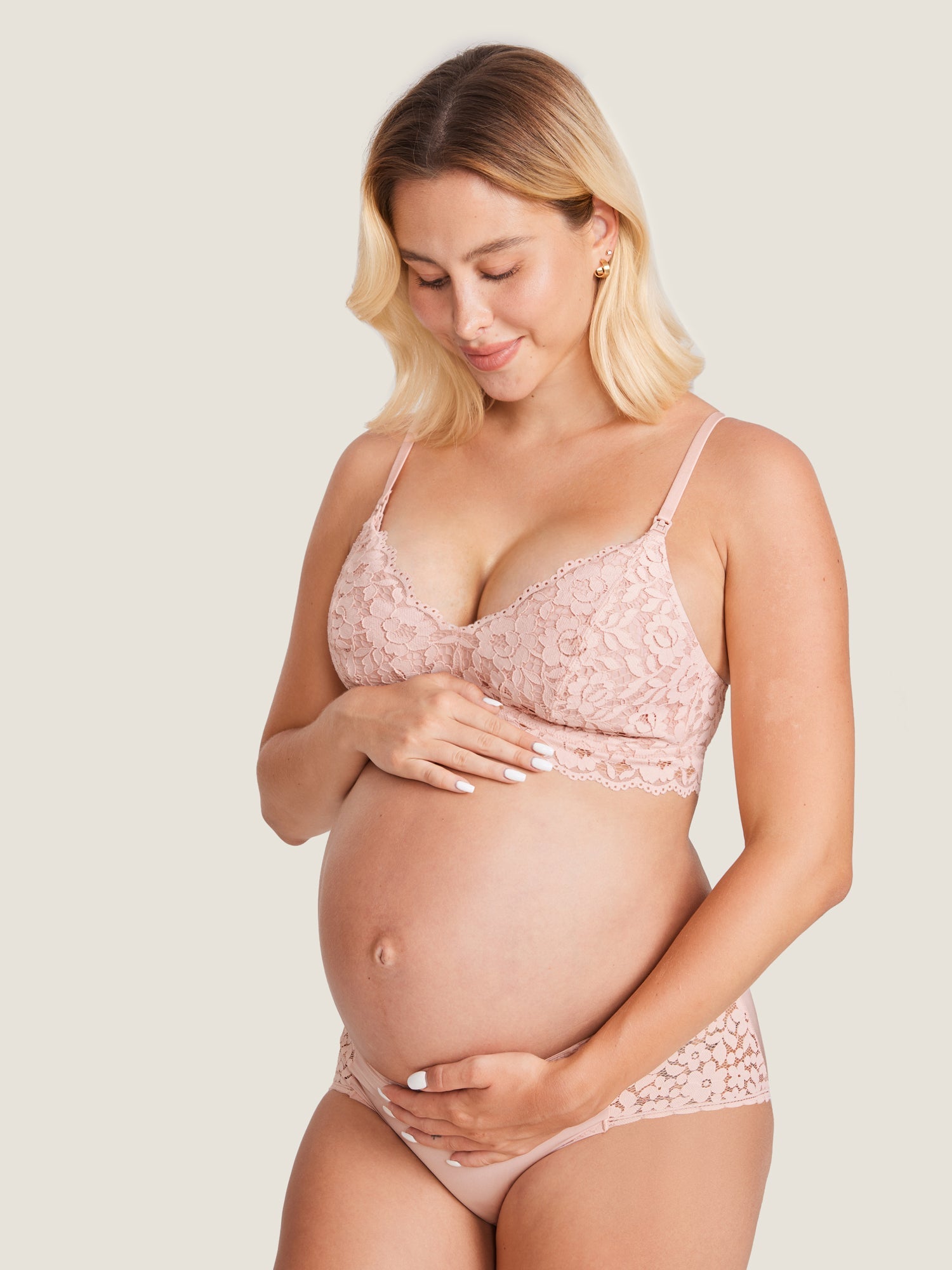 Ava | Supportive Floral Lace Nursing Bra 3
