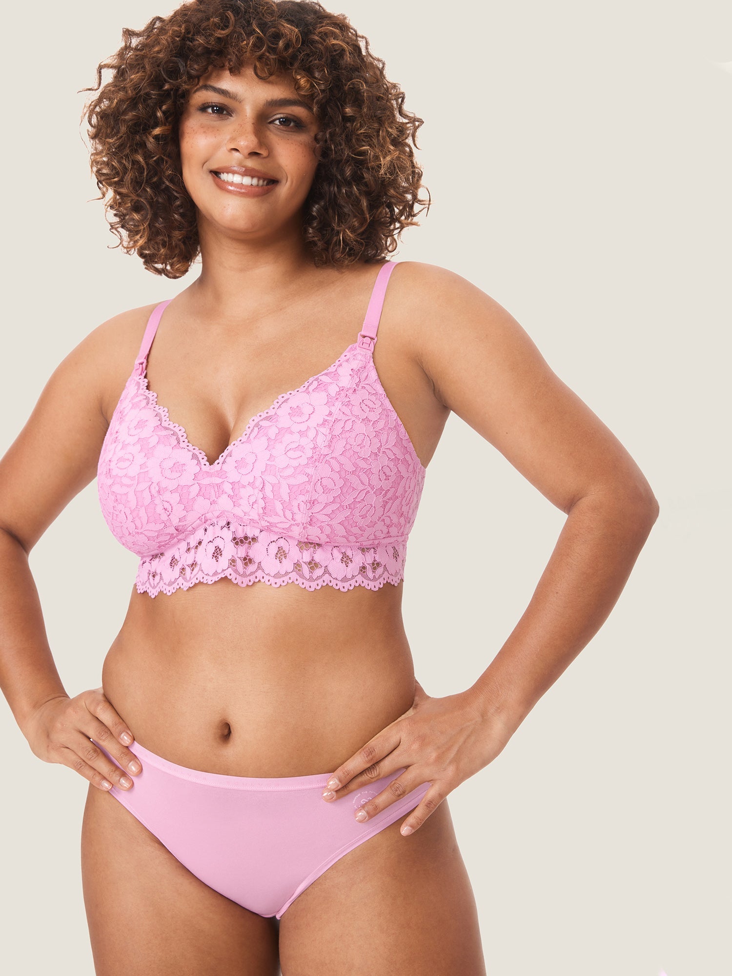 Ava | Supportive Floral Lace Nursing Bra 5
