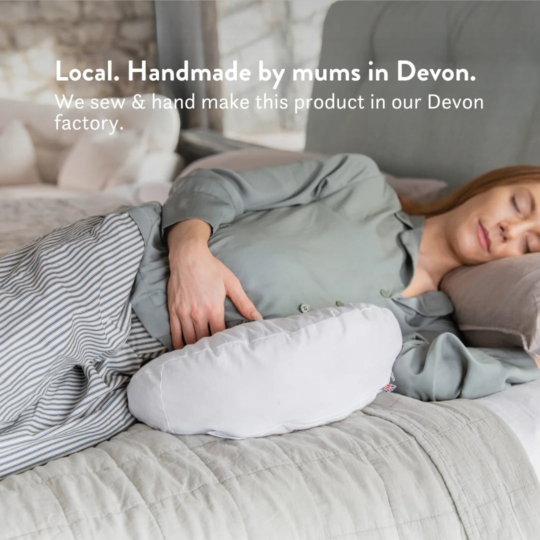 Bella Women's Pregnancy Pillow | Adjustable British Wool Filling, Hypoallergenic Support 7
