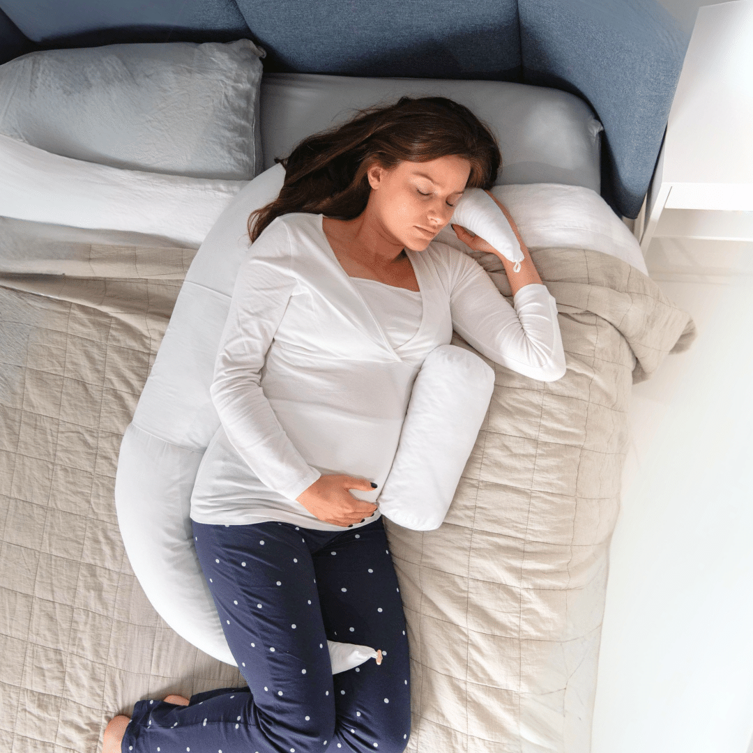 Bree Women's U-Shaped Pregnancy Pillow | 100% British Wool, Multi-Functional Comfort 0