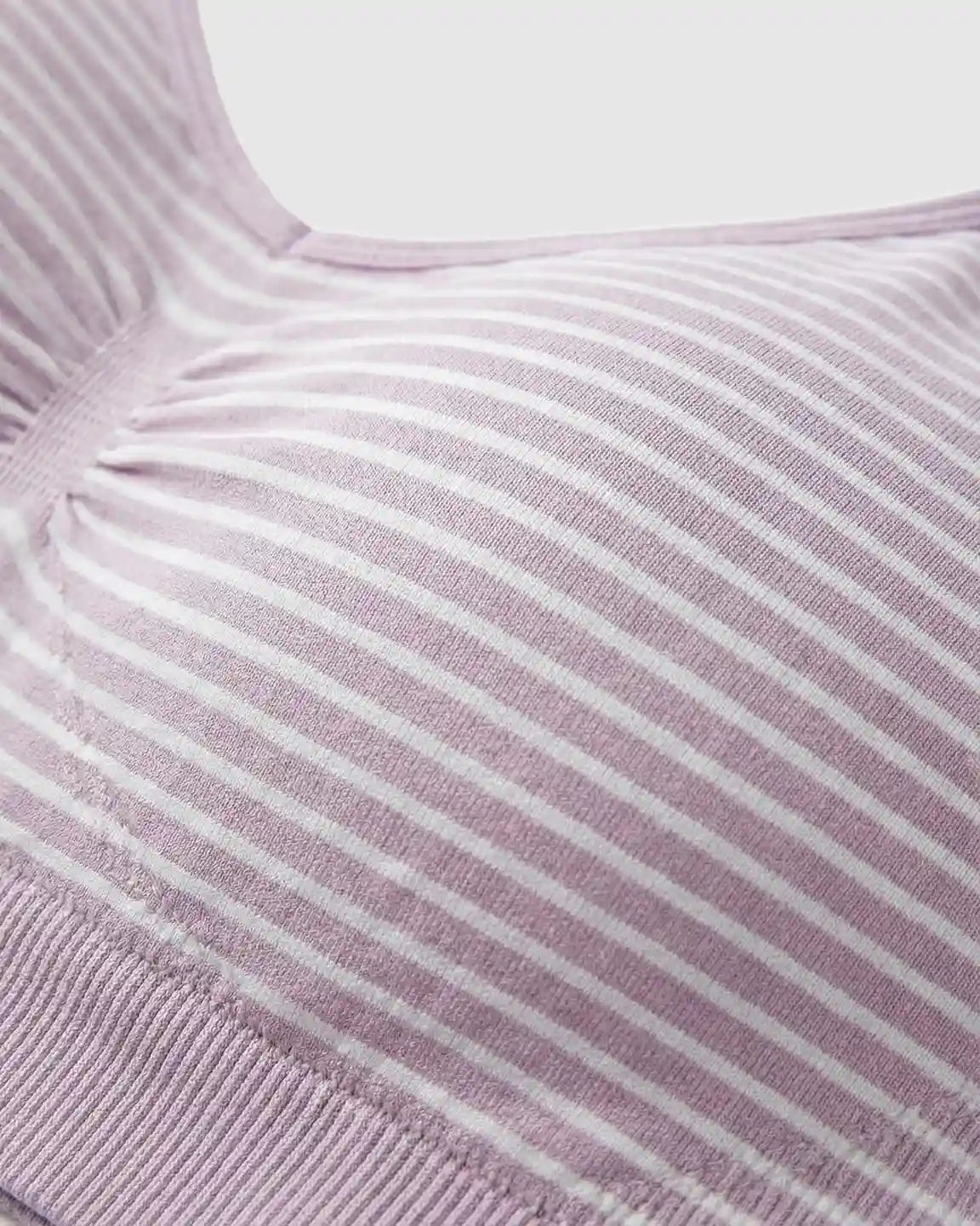 Bump Society – The Nursing Collection: Striped Seamless Maternity Nursing Bra