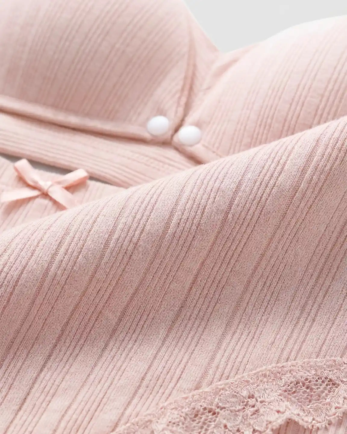 Bump Society – The Nursing Collection: Wire-Free Breathable High-Waist Maternity Nursing Bra & Panty Set