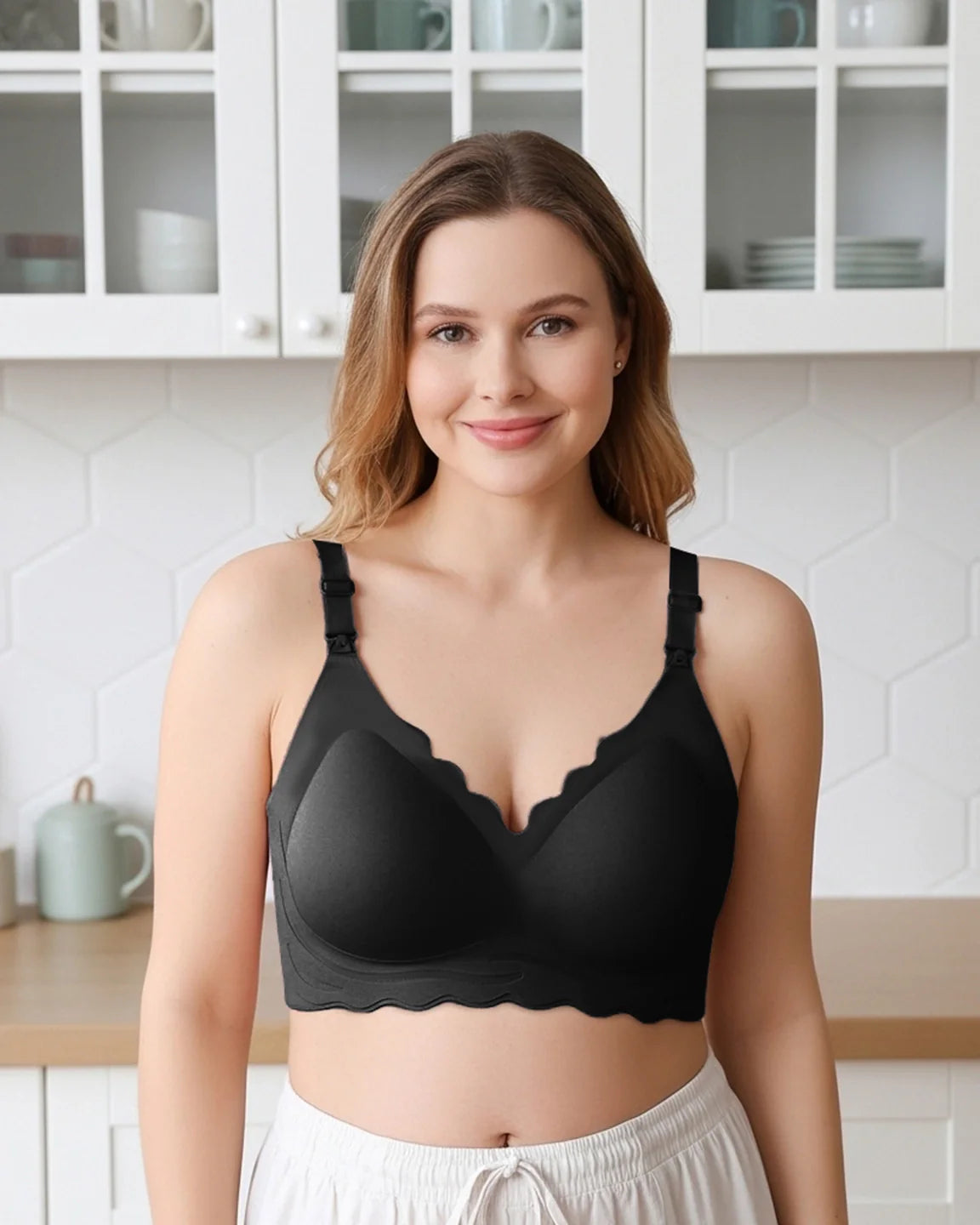 Bump Society – The Nursing Collection: Wireless Front Open Nursing Bra