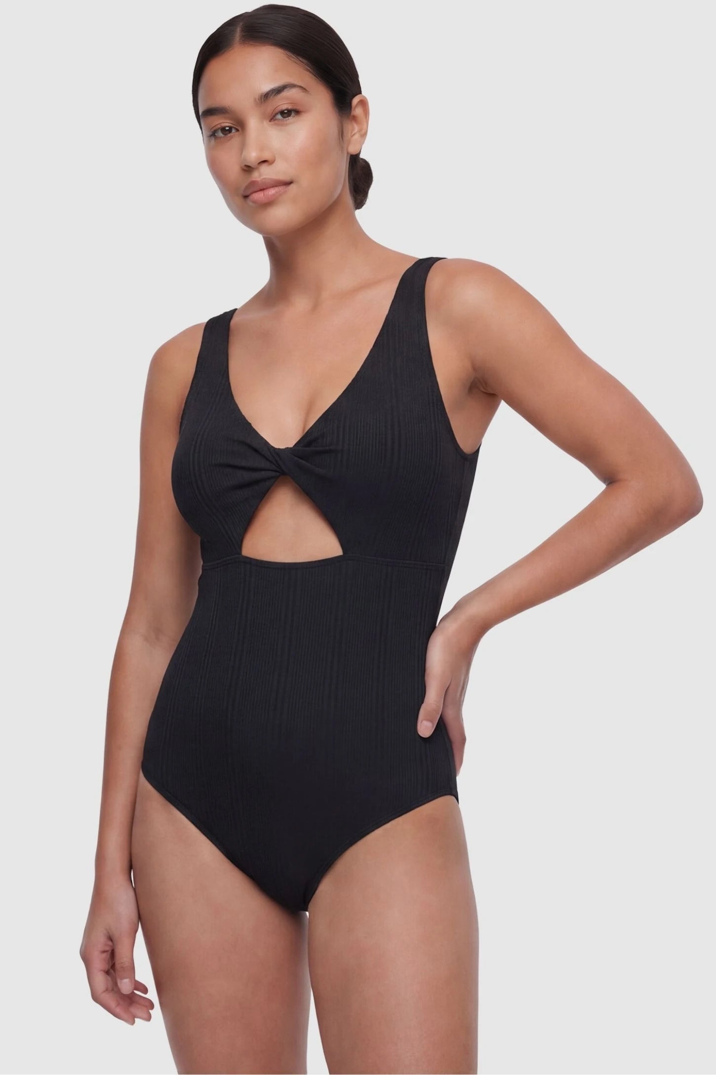 Lily | Chic Cutout Ruched Maternity Swimsuit 5