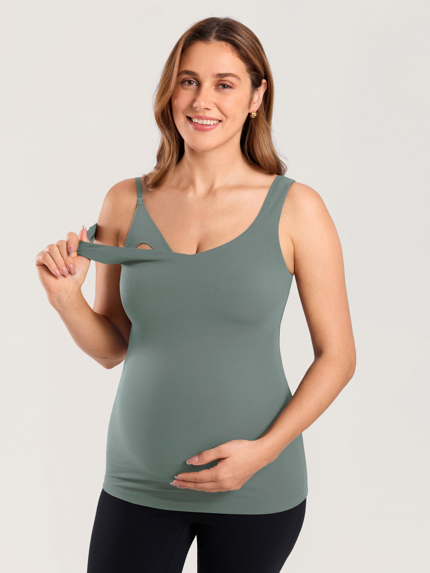 Mason | Comfortable Extended-Length Nursing Tank Top 11
