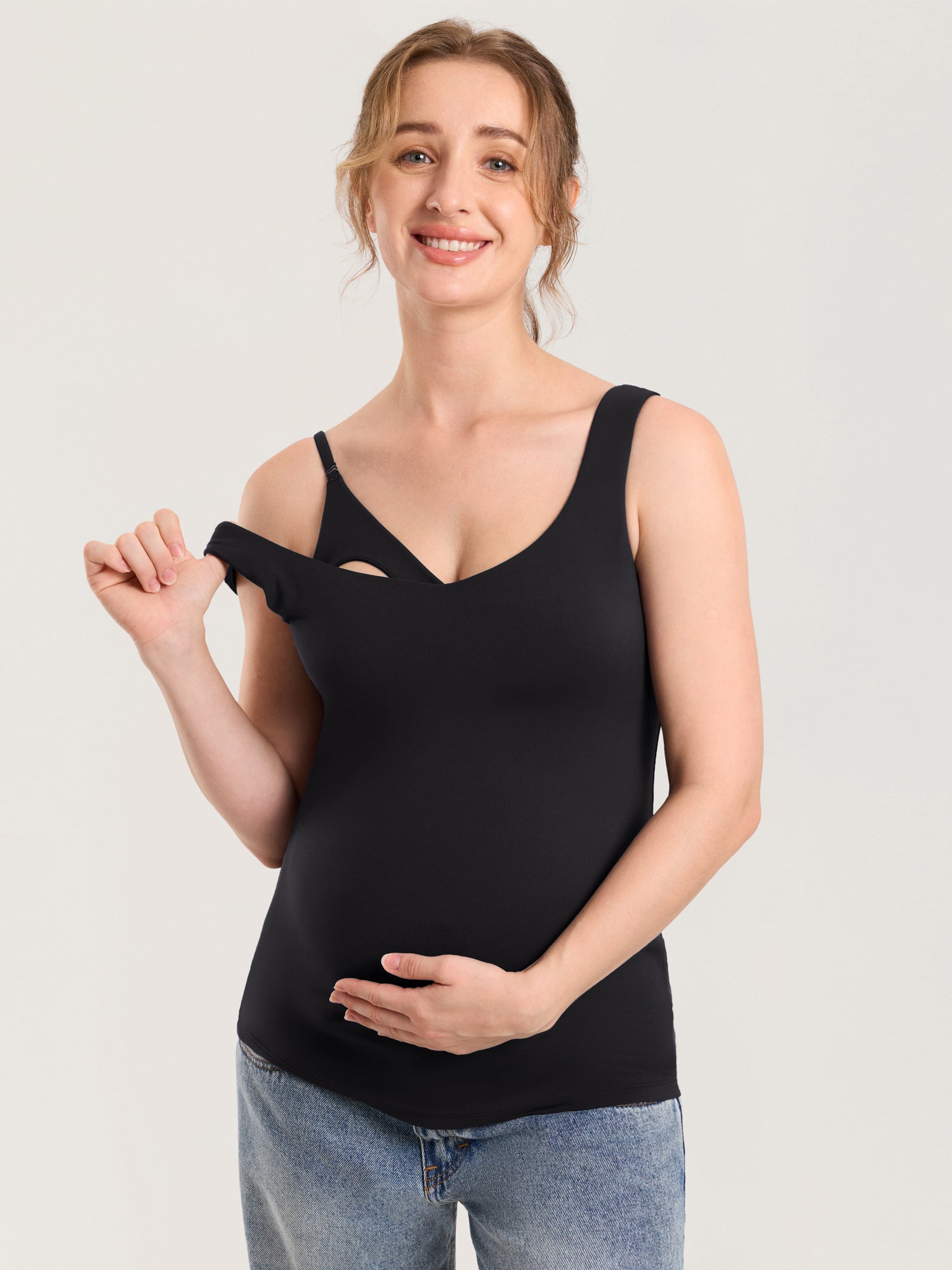 Mason | Comfortable Extended-Length Nursing Tank Top 4