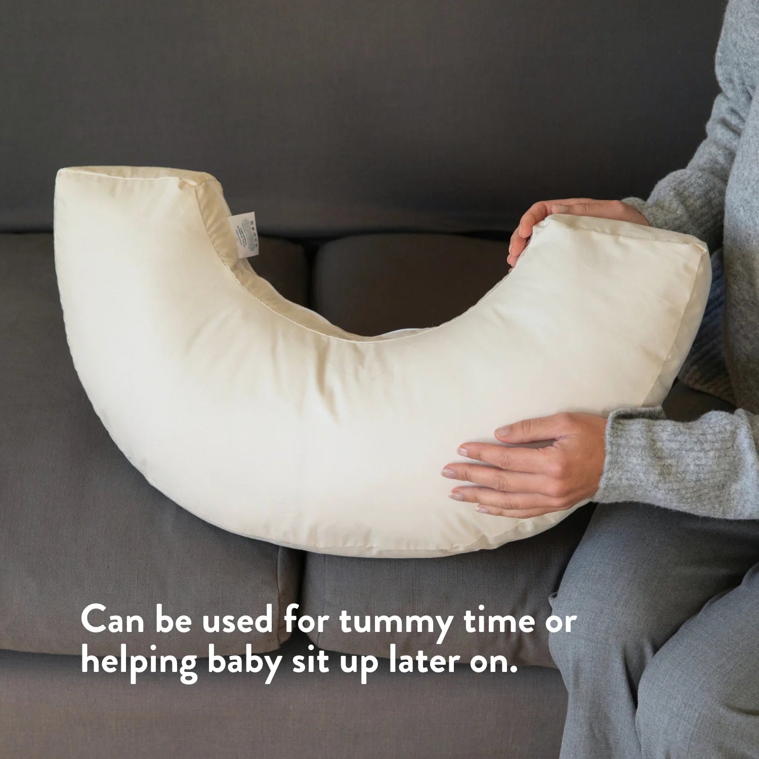 Olivia Nursing Pillow | Organic Cotton & British Wool, Best Breastfeeding Support 5