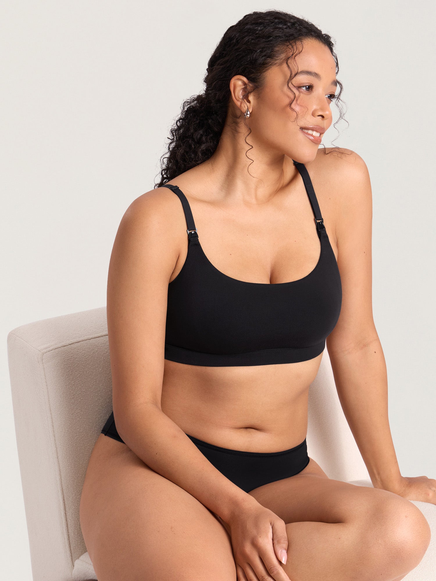 Olivia | Soft Cotton Padded Nursing Bra for Breastfeeding 0