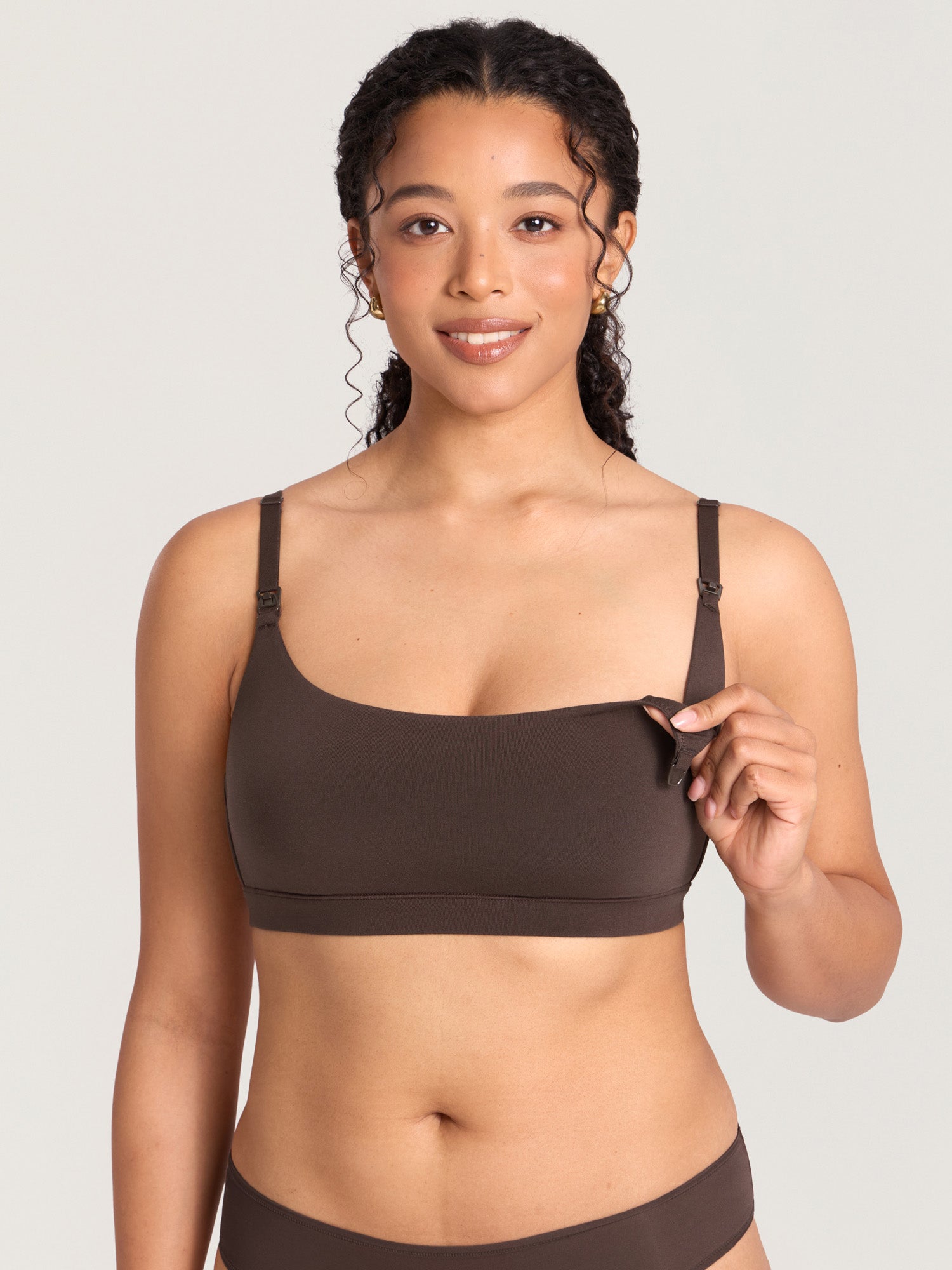 Olivia | Soft Cotton Padded Nursing Bra for Breastfeeding 4
