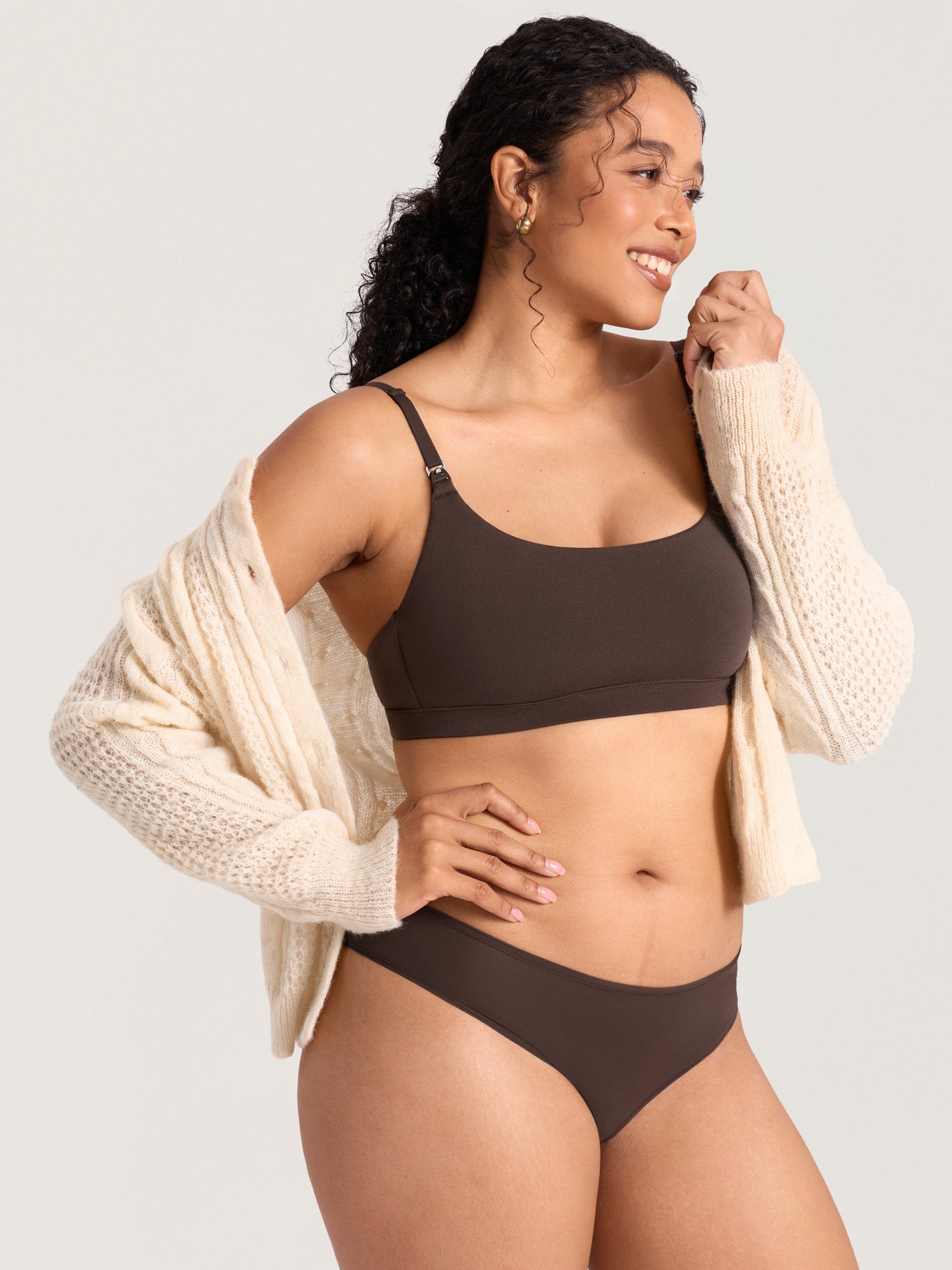 Olivia | Soft Cotton Padded Nursing Bra for Breastfeeding 7