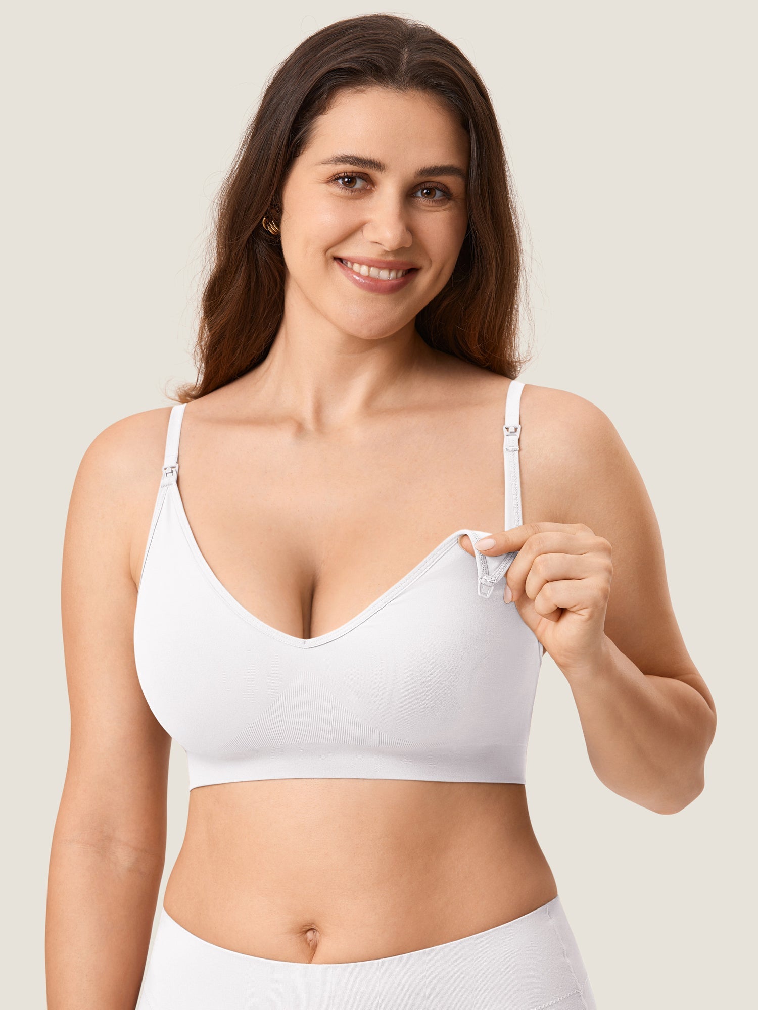 Olivia | Soft Seamless Nursing Bra for Breastfeeding and Comfort 12