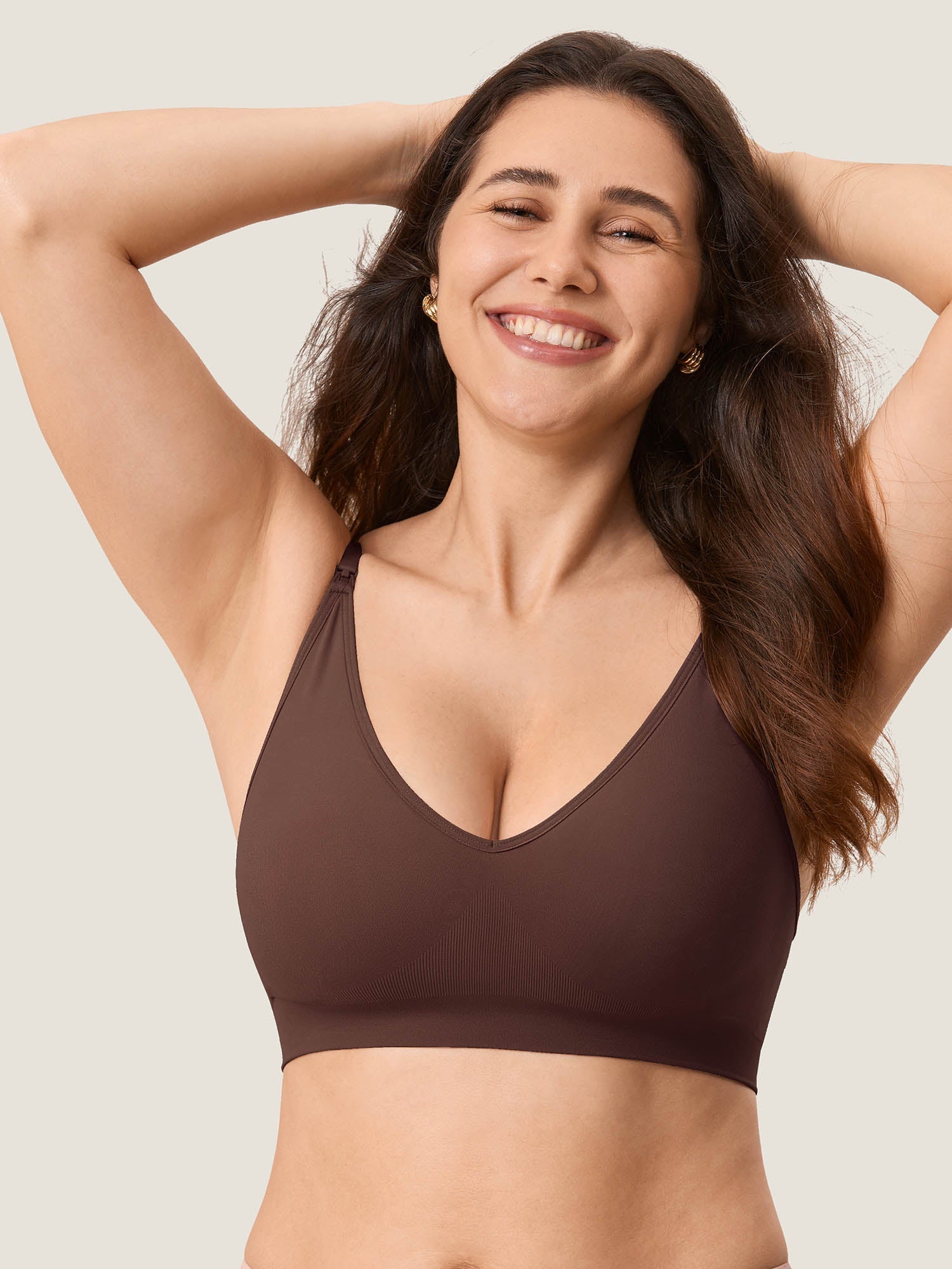 Olivia | Soft Seamless Nursing Bra for Breastfeeding and Comfort 9
