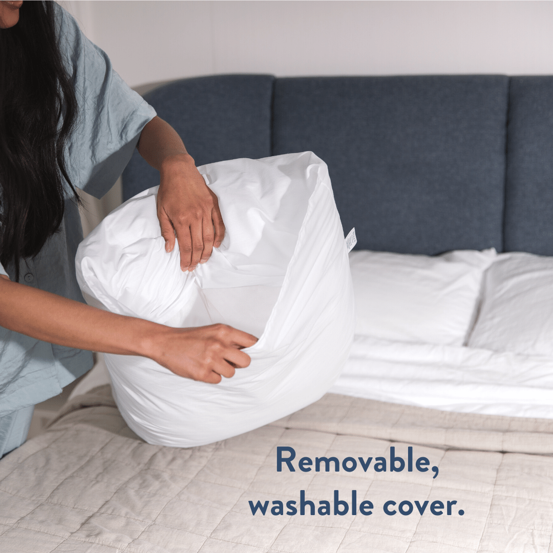 Pavi Women's Pregnancy Body Pillow | 100% Cotton, Extra Long Support for Side Sleepers 4