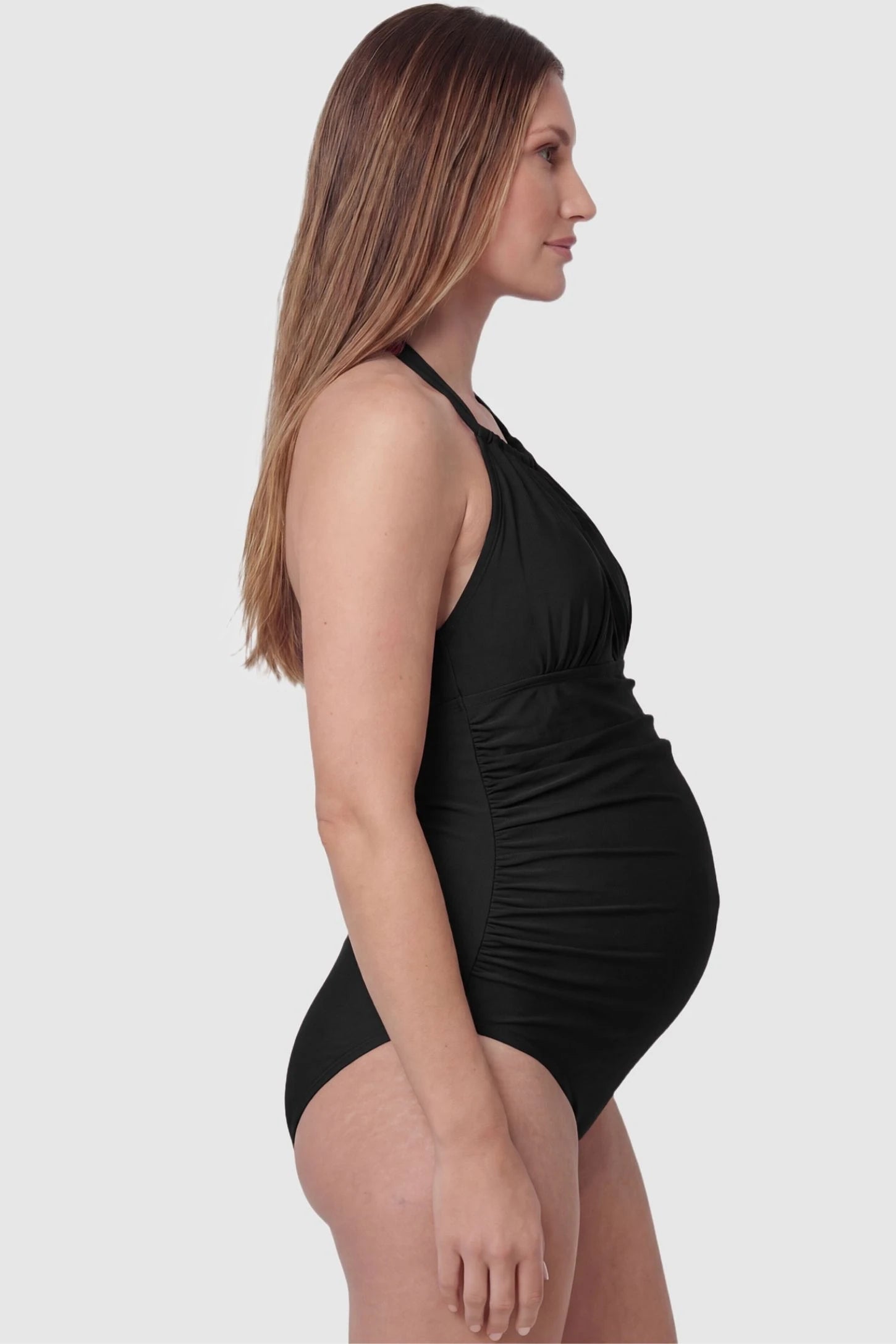 Sophie | Chic Side-Ruched Maternity Swimsuit for Stylish Pregnancy 2