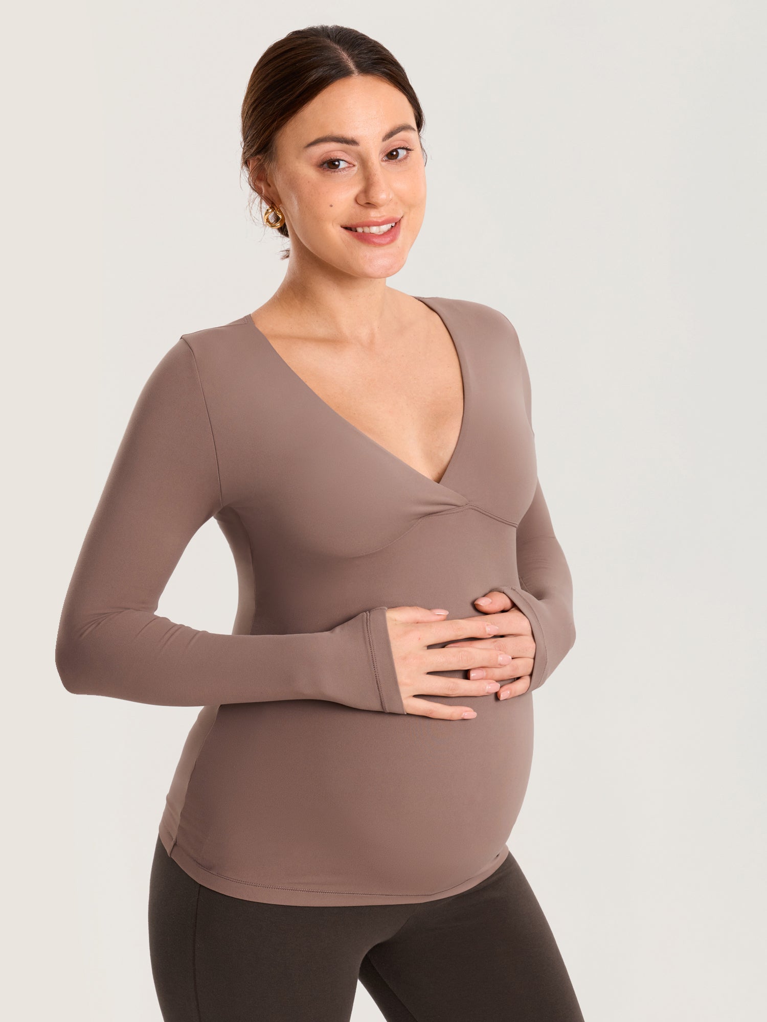 Sophie | Soft Stylish Maternity Nursing Top for Breastfeeding 12