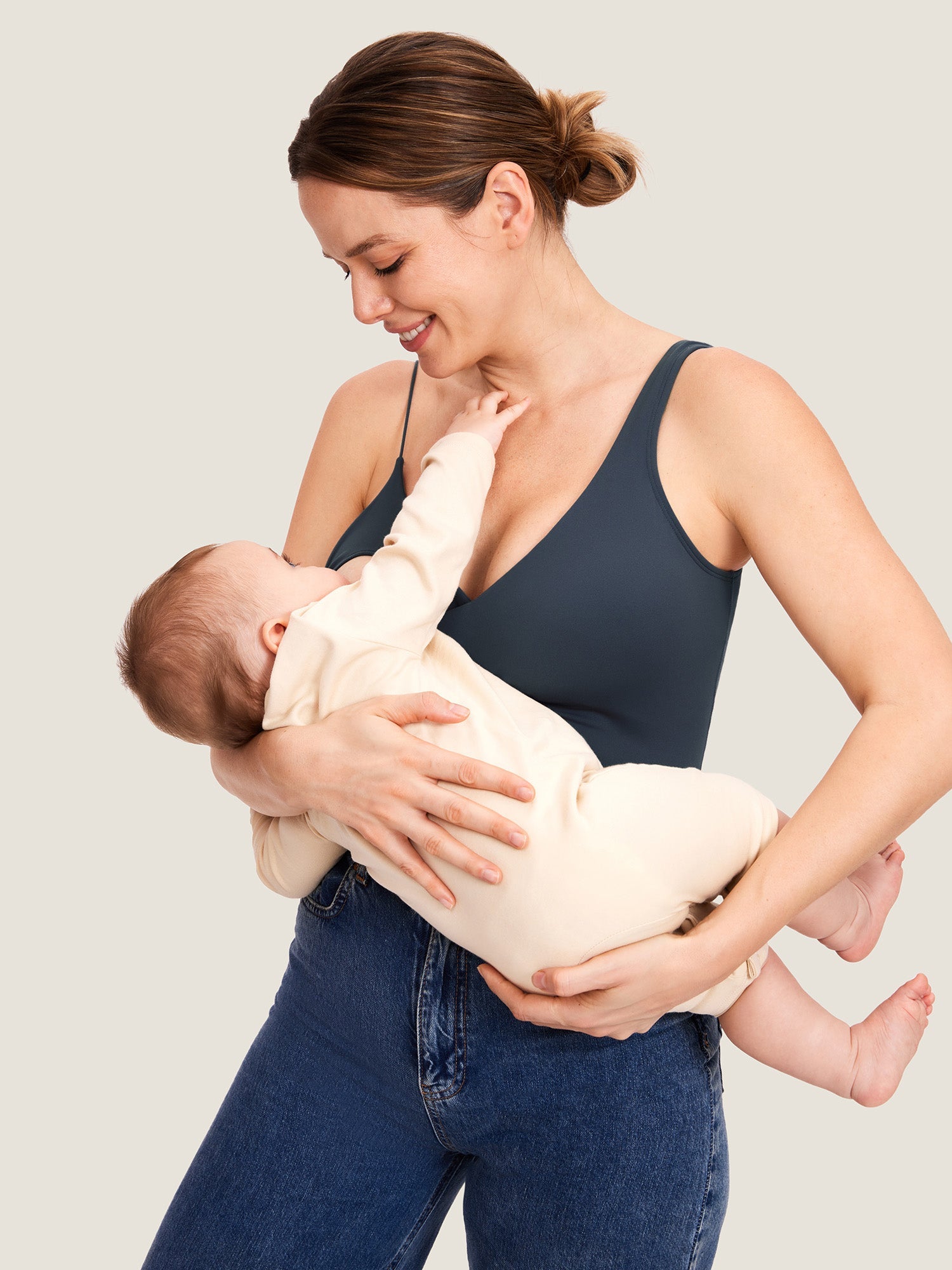 Sophie | Soft Stylish Nursing Crop Tank Top 0