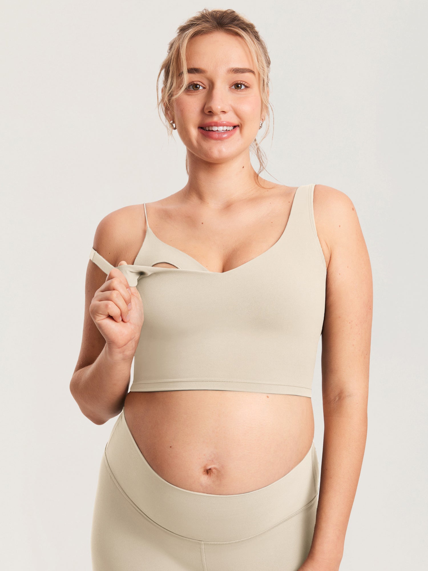 Sophie | Soft Stylish Nursing Crop Tank Top 12