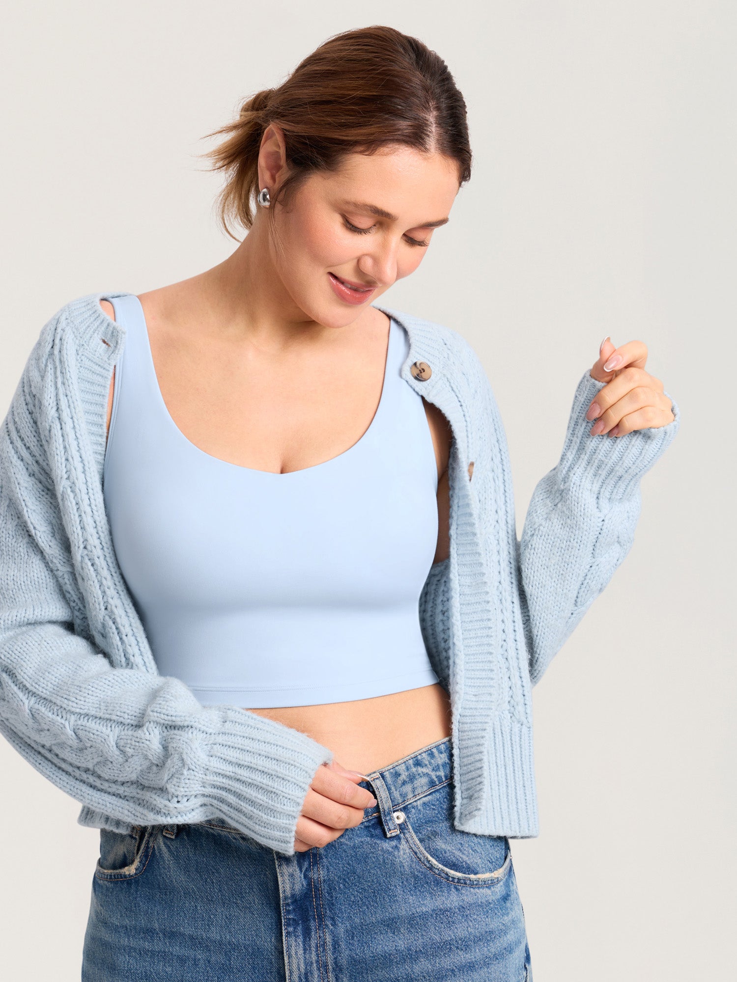 Sophie | Soft Stylish Nursing Crop Tank Top 13