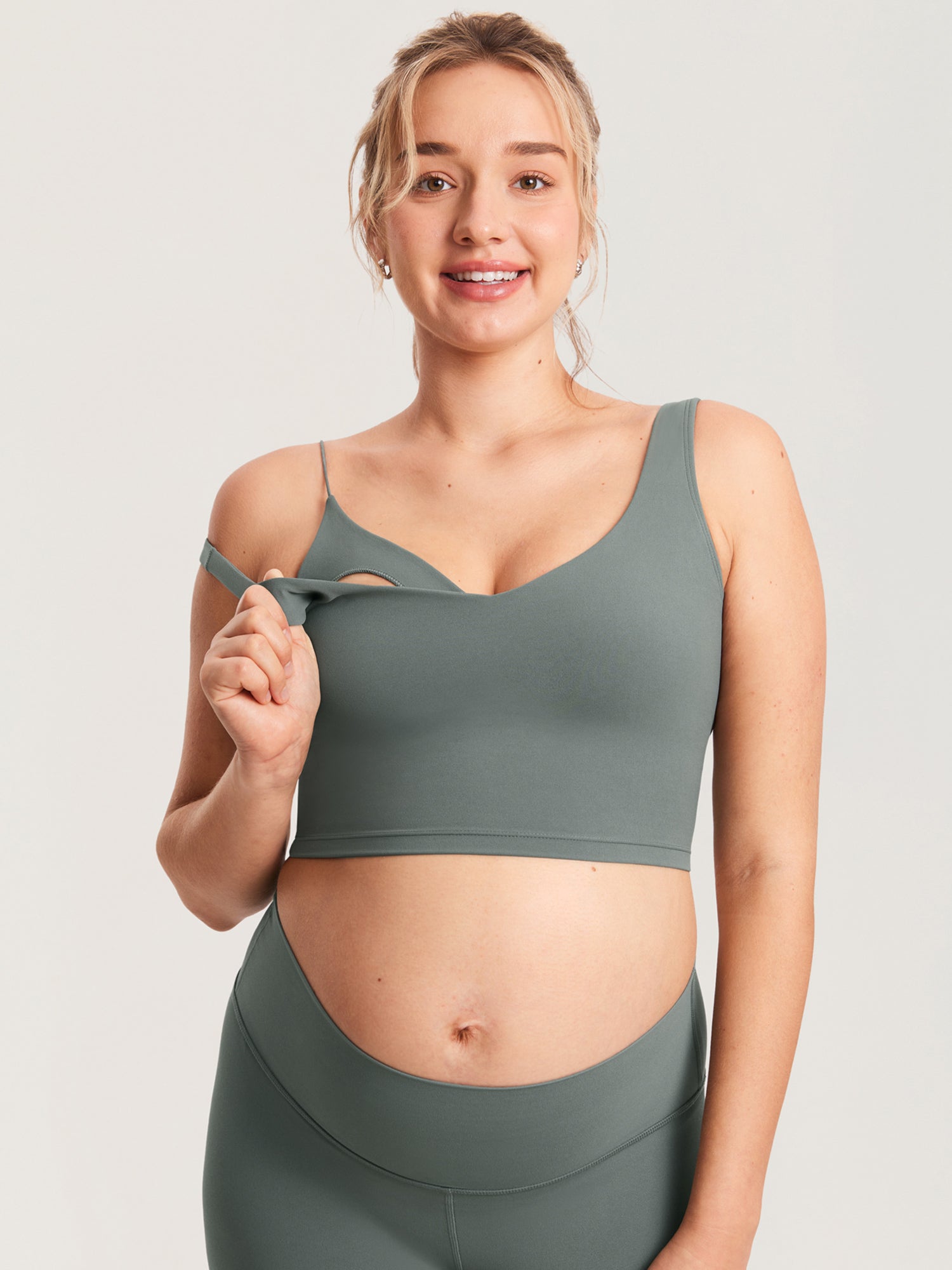 Sophie | Soft Stylish Nursing Crop Tank Top 15