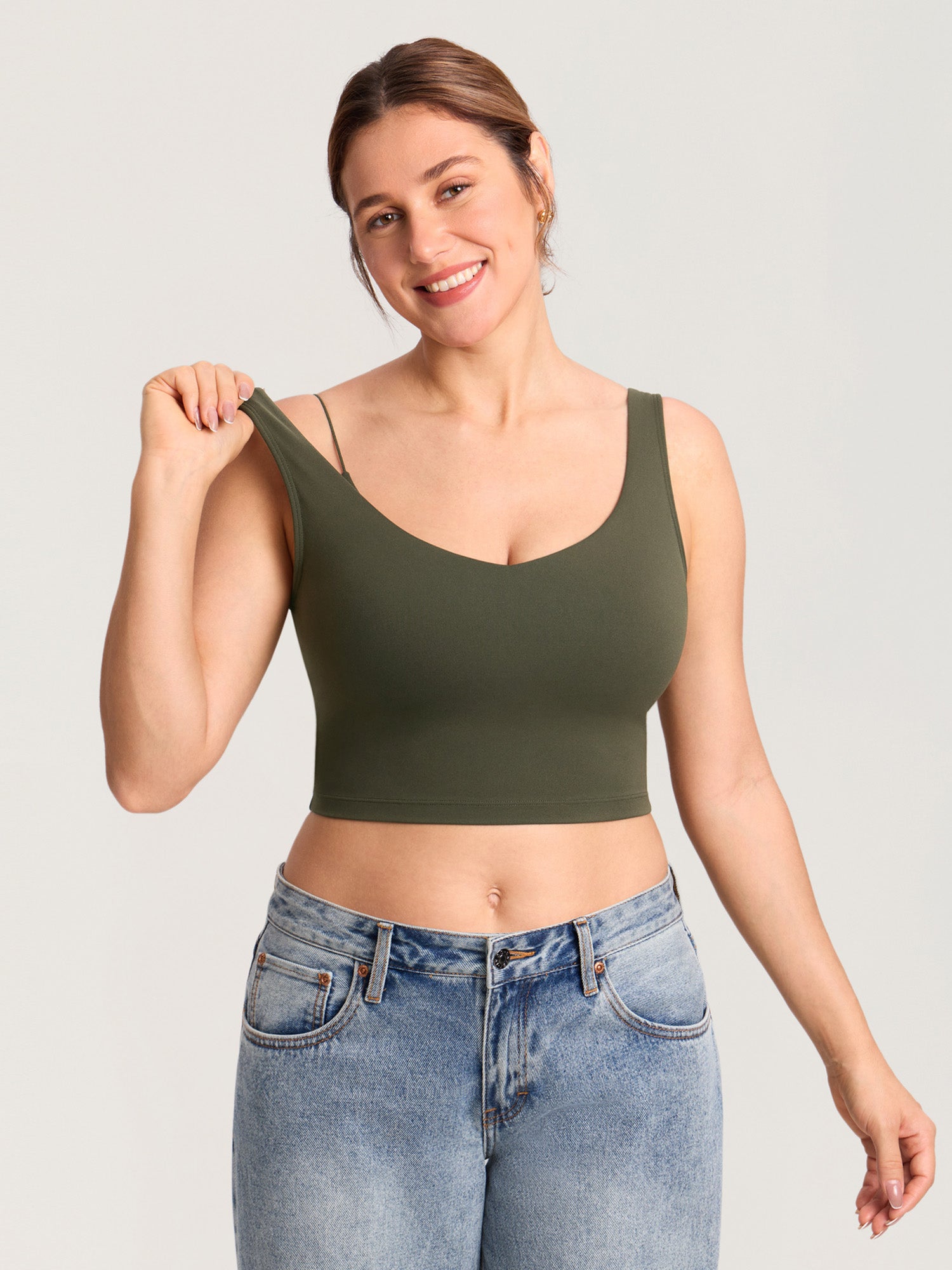 Sophie | Soft Stylish Nursing Crop Tank Top 17