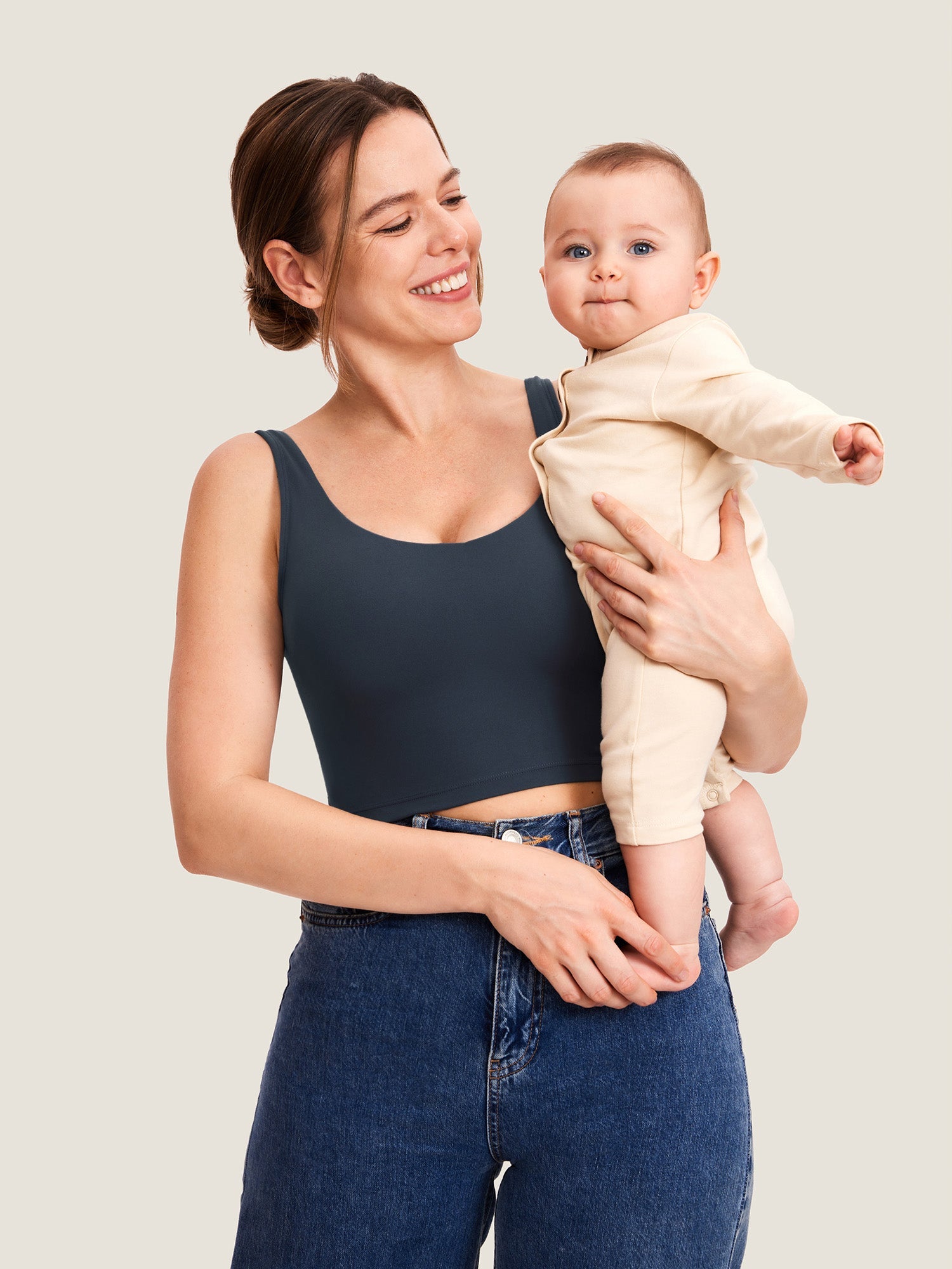 Sophie | Soft Stylish Nursing Crop Tank Top 2