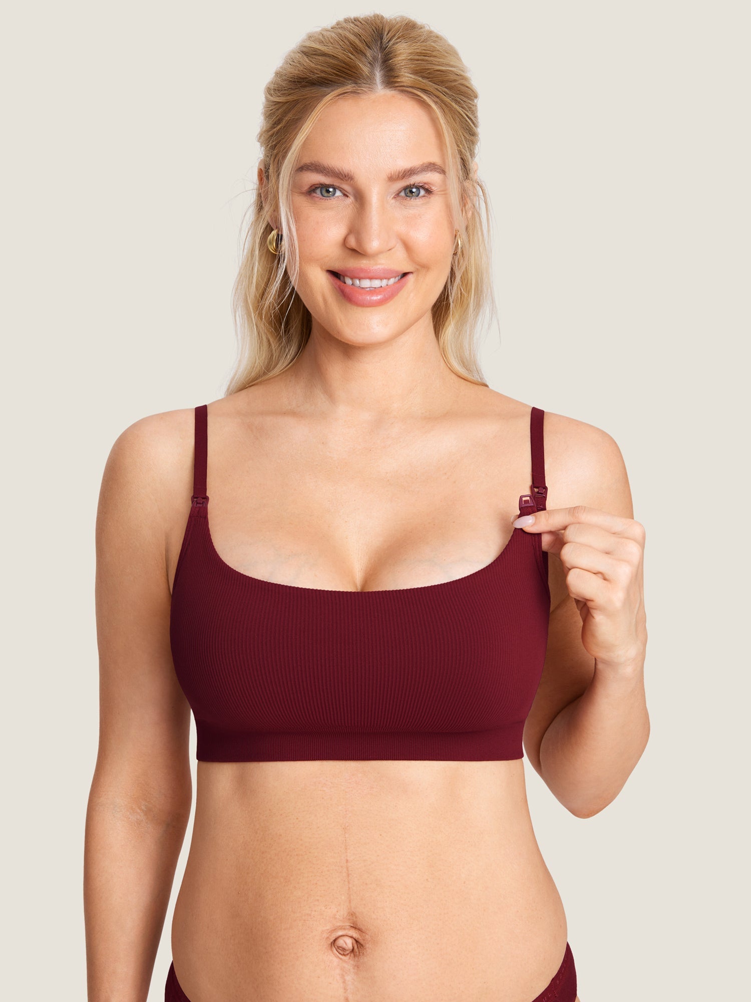 Sophie | Soft Supportive Nursing Bra with Easy-Access Clips 11