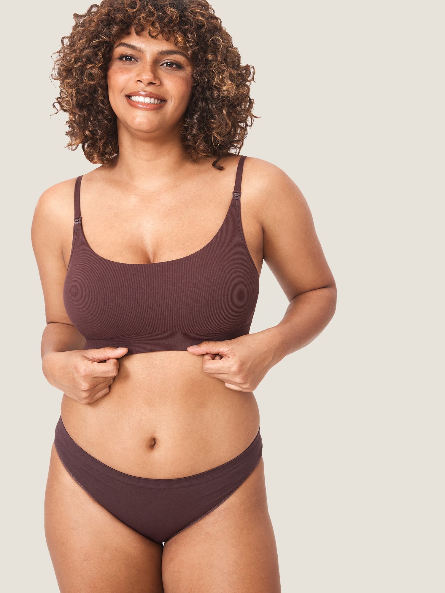 Sophie | Soft Supportive Nursing Bra with Easy-Access Clips 13