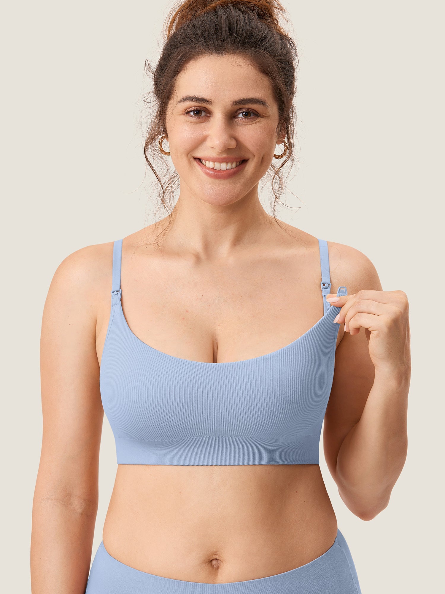 Sophie | Soft Supportive Nursing Bra with Easy-Access Clips 3