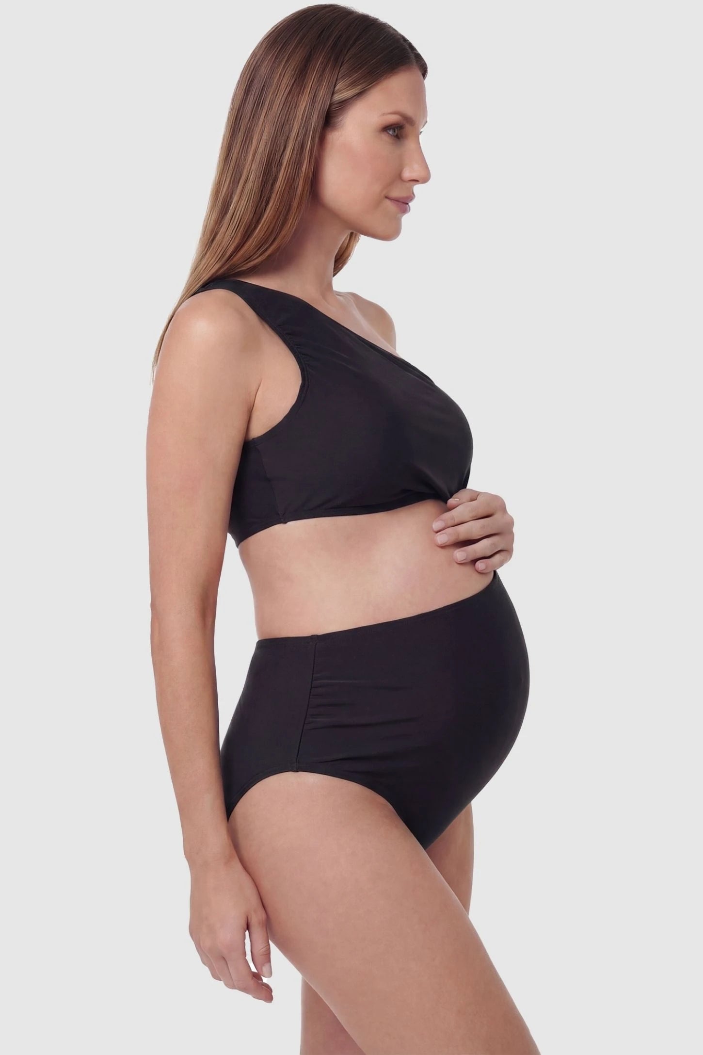 Sophie | Stylish One-Shoulder Maternity Swimwear for Comfort and Elegance 2
