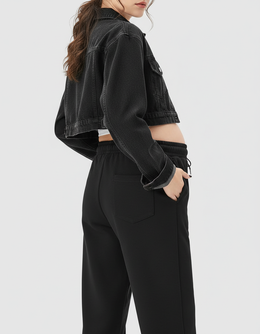 Bump Society – The Comfort Collection: Bump-Friendly High-Rise Maternity Joggers-Bump Society
