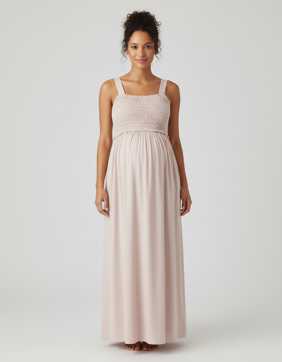 Bump Society – The Comfort Collection: Flared Sleeve A-line Babydoll Maternity Dress-Bump Society