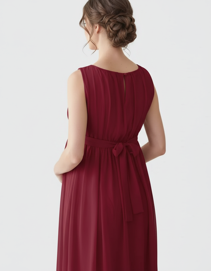 Bump Society – The Comfort Collection: Gathered Bodice Elegant Maternity Maxi Dress-Bump Society
