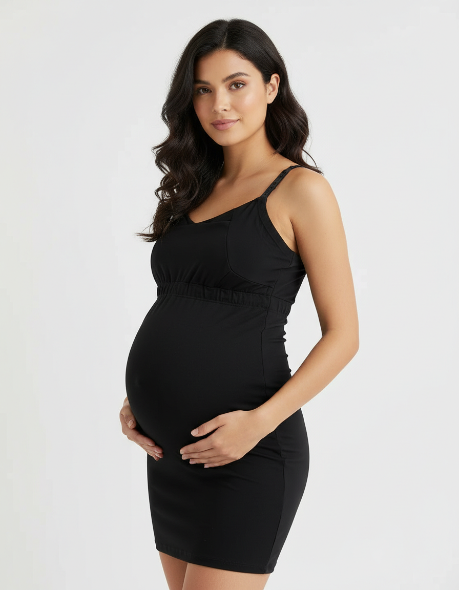 Bump Society – The Comfort Collection: High-Waist Cigarette Cut Maternity Trousers-Bump Society