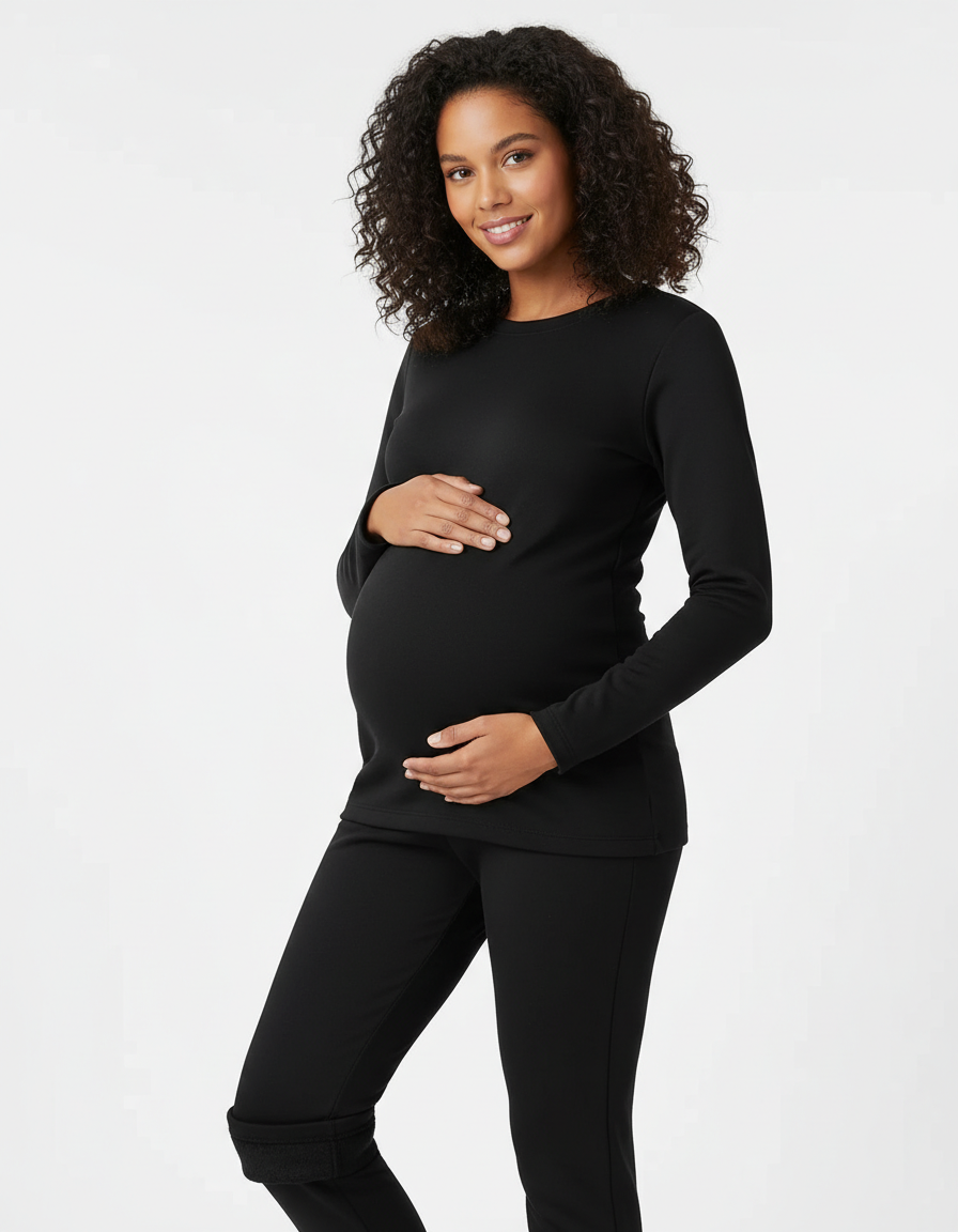 Bump Society – The Comfort Collection: High-Waist Cigarette Cut Maternity Trousers-Bump Society