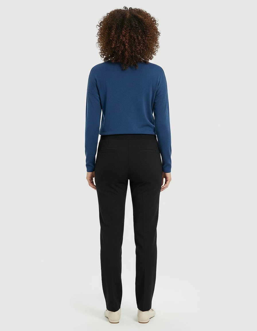 Bump Society – The Comfort Collection: High-Waist Cigarette Cut Maternity Trousers-Bump Society