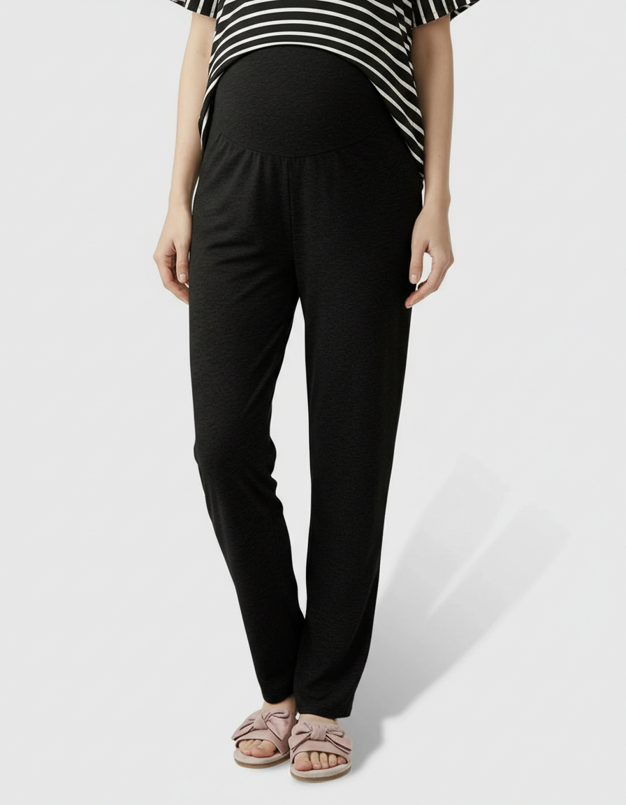 Bump Society – The Comfort Collection: High-Waist Straight-Leg Maternity Pants-Bump Society