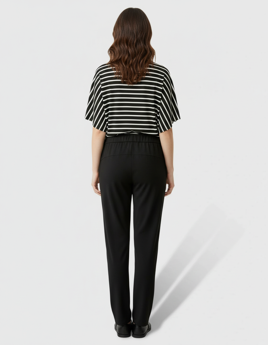 Bump Society – The Comfort Collection: High-Waist Straight-Leg Maternity Pants-Bump Society