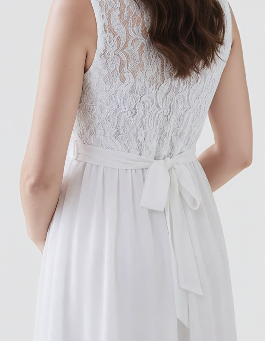 Bump Society – The Comfort Collection: Lace Bodice Elegant Maternity Maxi Dress-Bump Society