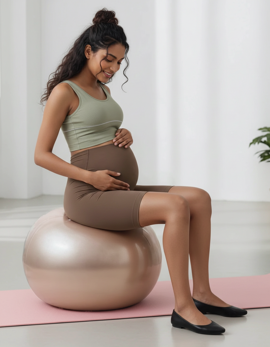 Bump Society – The Comfort Collection: Over-Belly Seamless Design Maternity Shorts-Bump Society