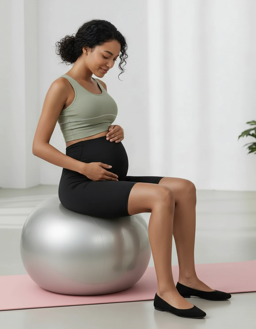 Bump Society – The Comfort Collection: Over-Belly Seamless Design Maternity Shorts-Bump Society