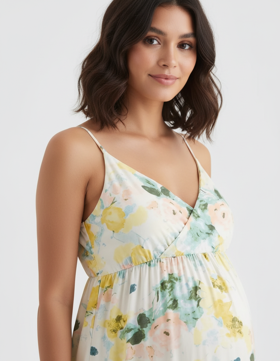 Bump Society – The Comfort Collection: Thin Strapped Loose Fit Maternity Dress-Bump Society