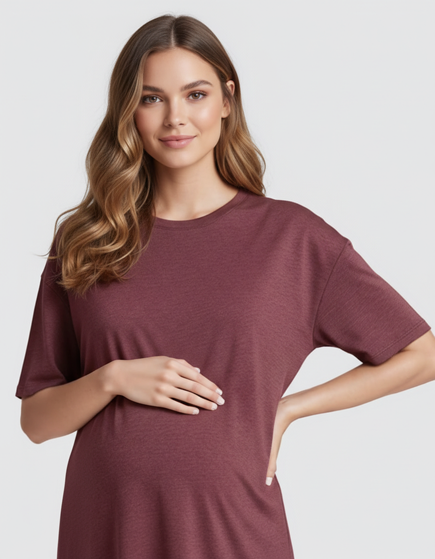 Bump Society – The Comfort Collection: Ultra-Soft Oversized Maternity Loungewear Set-Bump Society