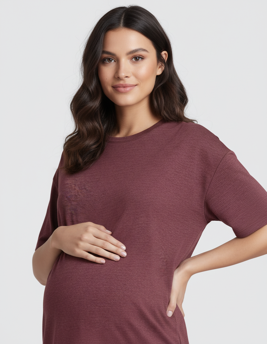Bump Society – The Comfort Collection: Ultra-Soft Oversized Maternity Loungewear Set-Bump Society