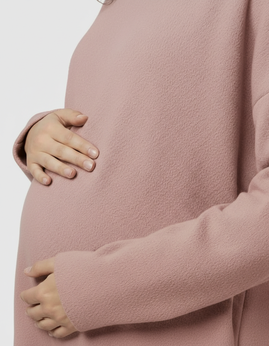 Bump Society – The Comfort Collection: Warm Wool Blend Relaxed Style Maternity Sweater-Bump Society